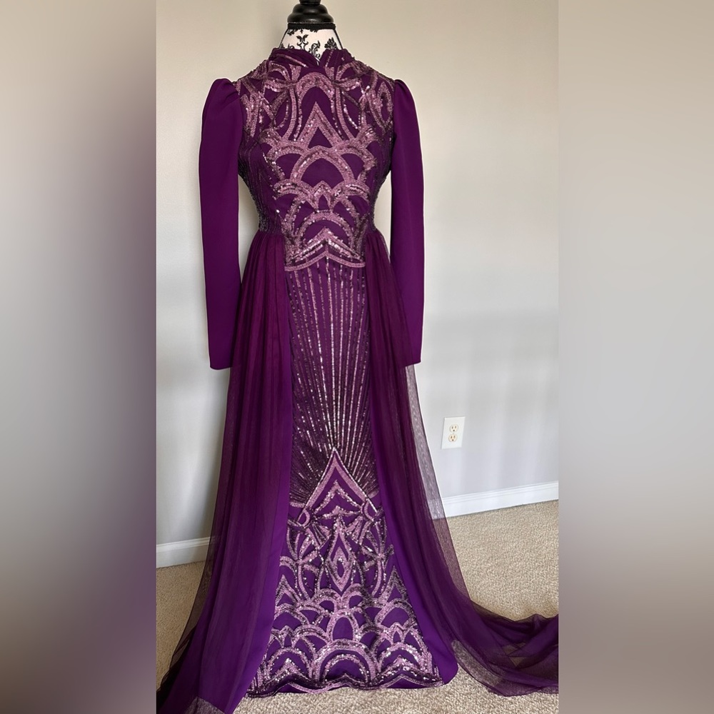 Modanisa Modest evening gown dress Islamic dress elegant modest bridal gown maxi